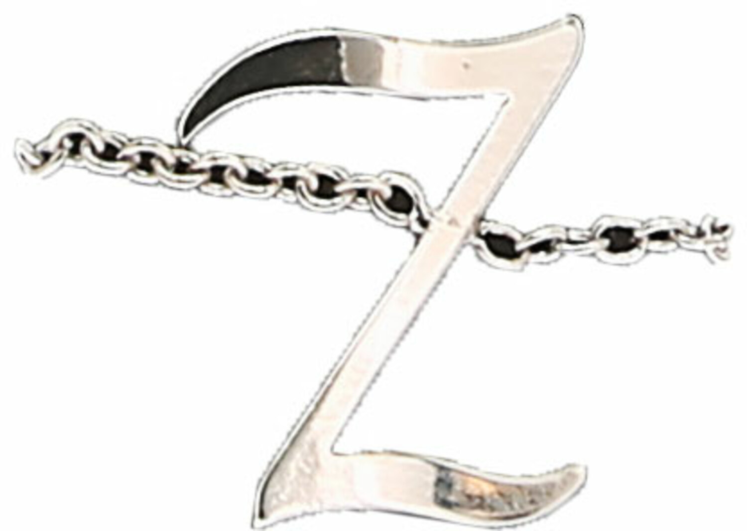 Z by H2Z - Jewelry - Z - Adjustable Rhodium Plated Monogram Ring