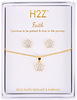 Faith Floral Burst - Clear Zircon by H2Z - Jewelry - 