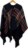 Navy, Camel & Red Plaid by H2Z Scarves - 