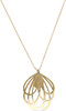 Gold Petal by H2Z Filigree Jewelry - Back