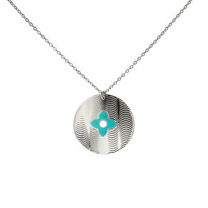 Silver Shield by H2Z Filigree Jewelry - Turquoise Necklace
