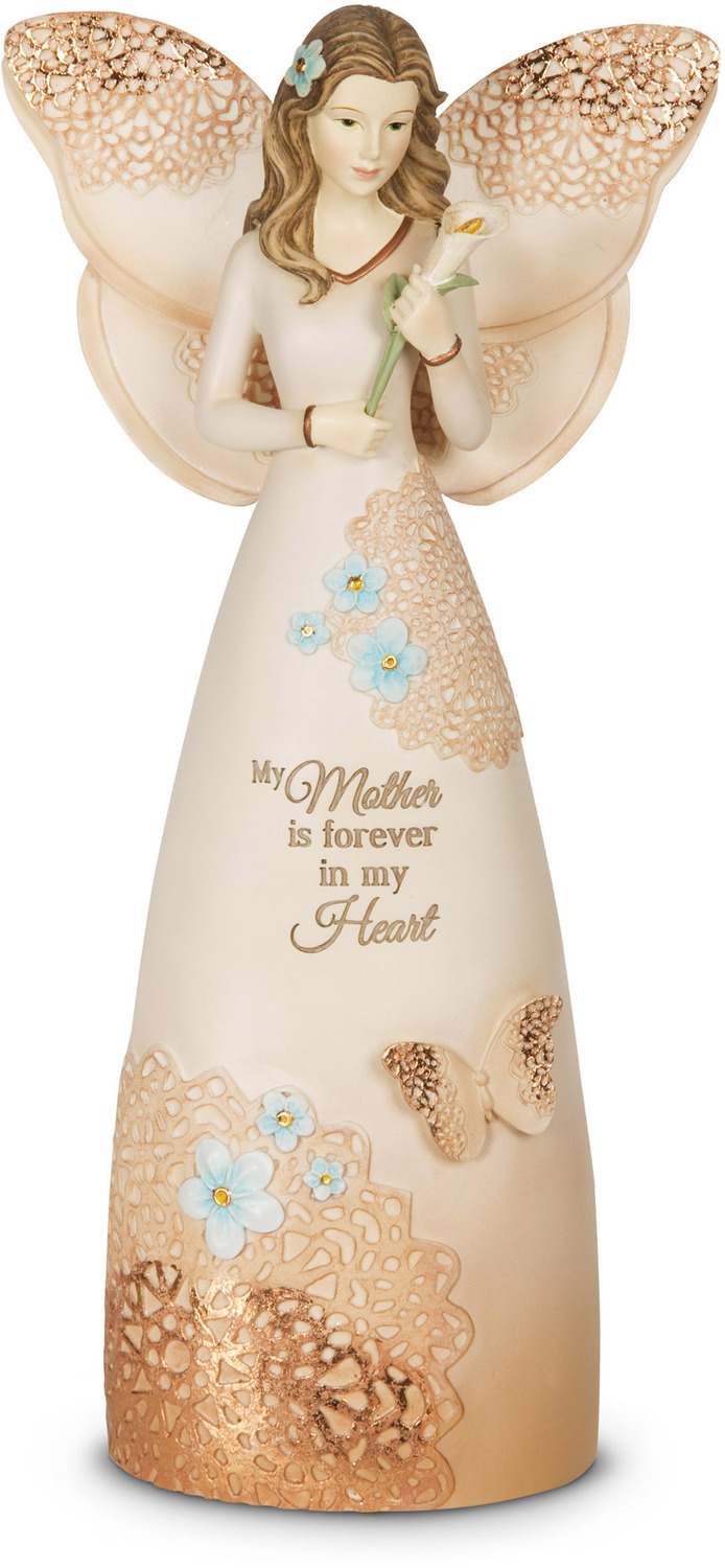 Mother by Light Your Way Memorial - <em>Mother</em> - Angel Figurine, 8.5 in -