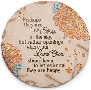 Stars in the Sky by Light Your Way Memorial - 10" Garden Stone