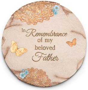 Beloved Father by Light Your Way Memorial - 10" Garden Stone