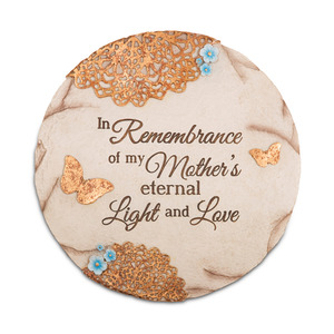 Remembering Mother  by Light Your Way Memorial - 10" Garden Stone