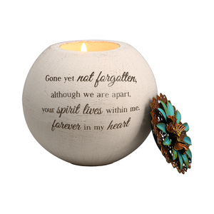 Forever in My Heart by Light Your Way Memorial - 4" Round Tea Light Candle Holder