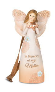 In Memory of my Mother by Light Your Way Memorial - 4.5" Angel Ornament