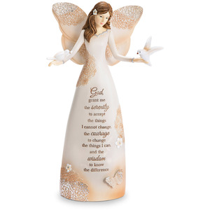 Serenity by Light Your Way Every Day - 9" Angel Holding Doves
