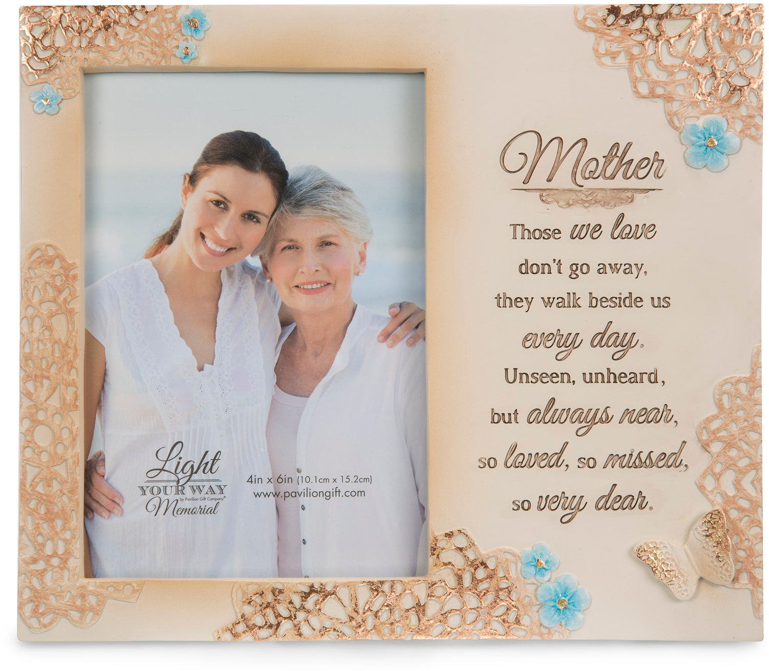 Mother  by Light Your Way Memorial - Mother  - 8" x 7" Frame (Holds 4" x 6" Photo)