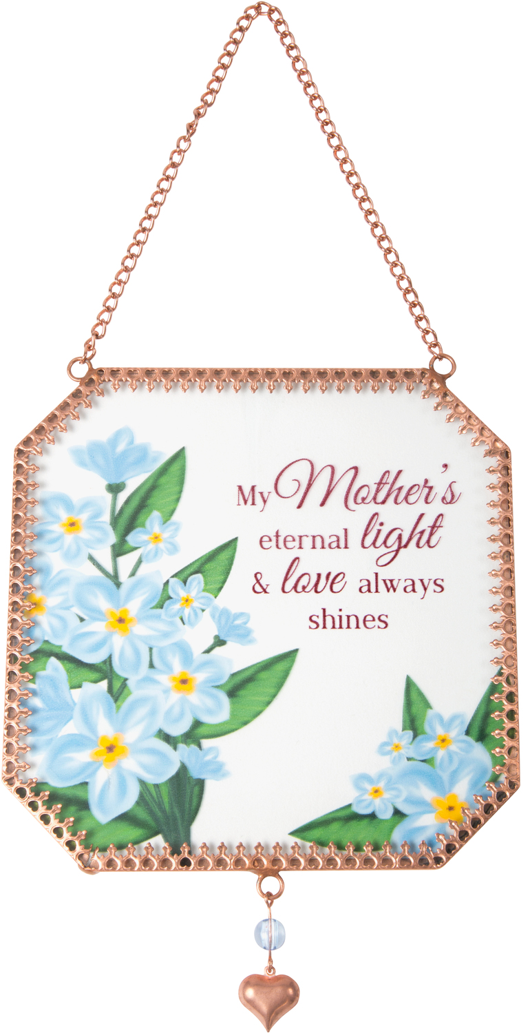 Mother by Light Your Way Memorial - Mother - 5" x 5" Glass Sun Catcher