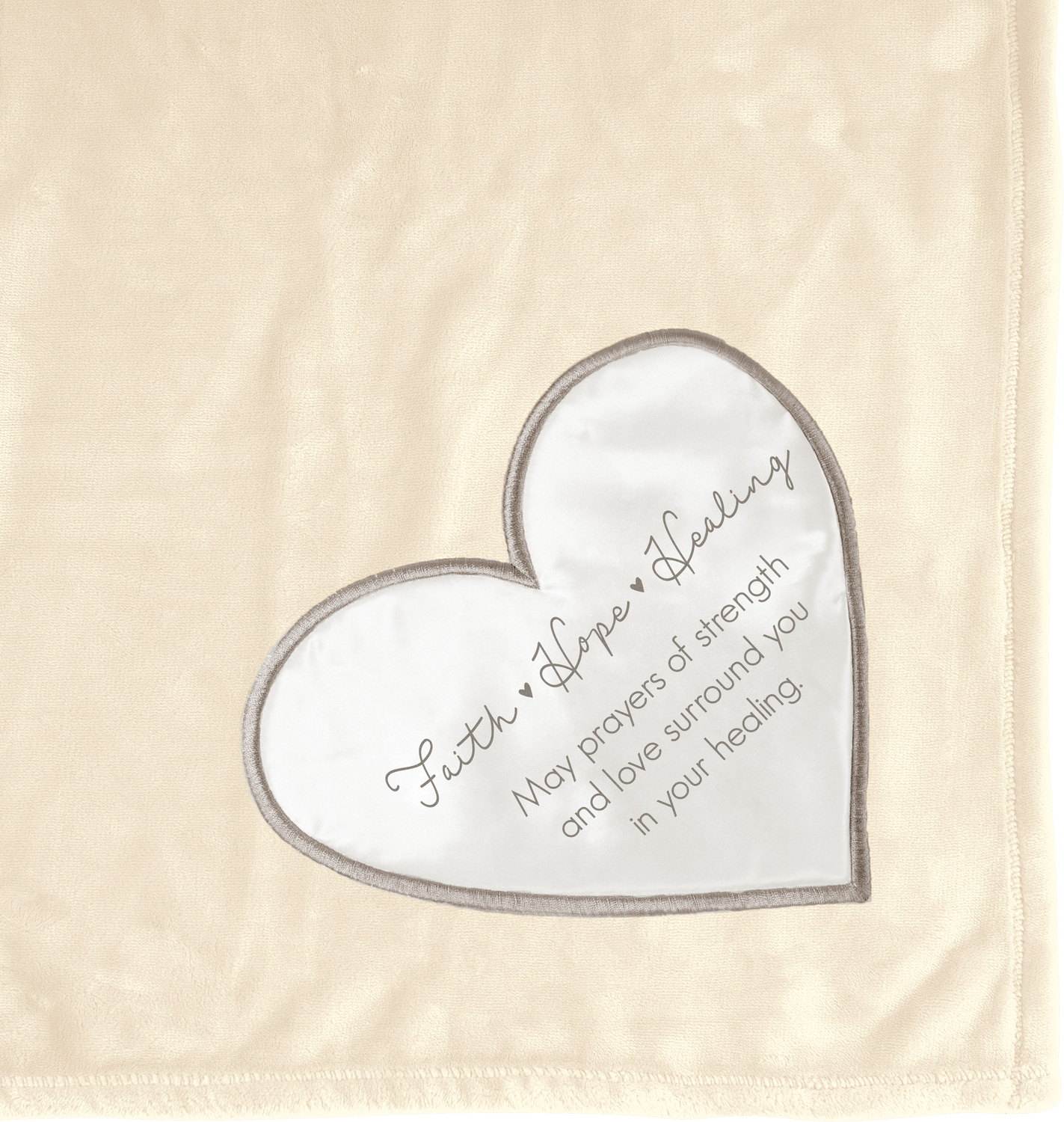 Faith Hope Healing by Comfort Blanket - Faith Hope Healing - 50" x 60" Royal Plush Blanket