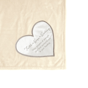 Faith Hope Healing by Comfort Blanket - 50" x 60" Royal Plush Blanket