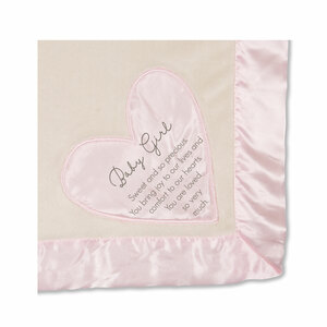 Baby Girl by Comfort Blanket - 30" x 40" Royal Plush Blanket