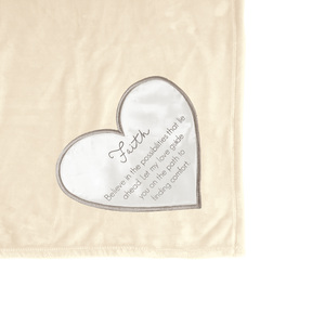 Faith by Comfort Blanket - 50" x 60" Royal Plush Blanket
