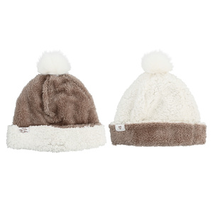 Mom by Comfort Collection - One Size Fits Most Reversible Sherpa Hat