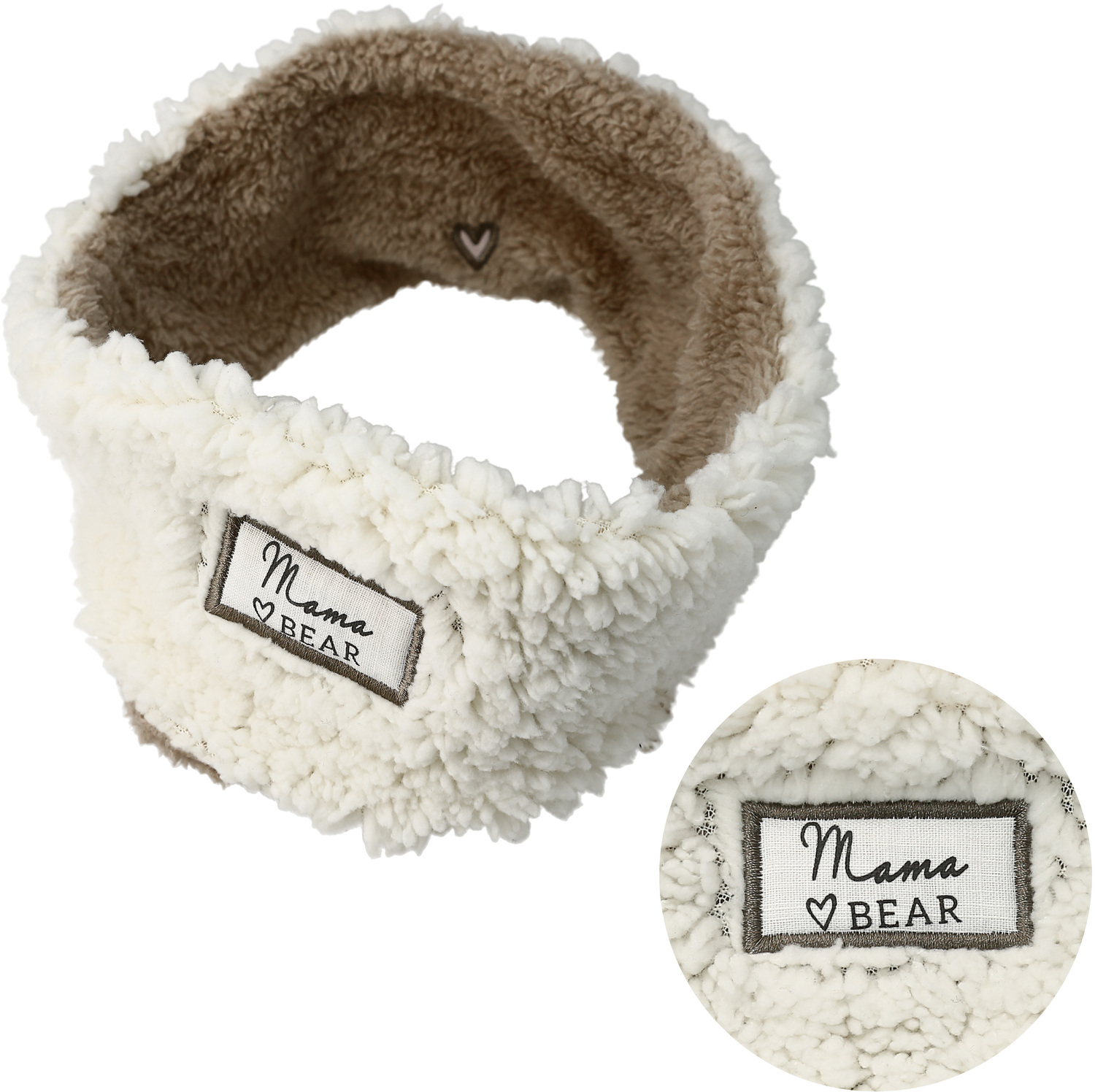 Mama Bear by Comfort Collection - Mama Bear - Sherpa Lined, Fleece Headband