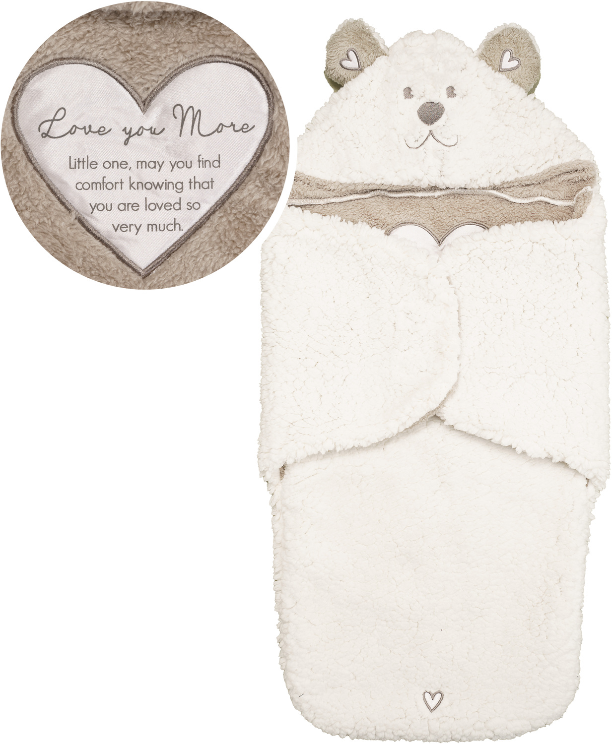 Love You More by Comfort Blanket - Love You More - 0-6 Months Swaddle Blanket