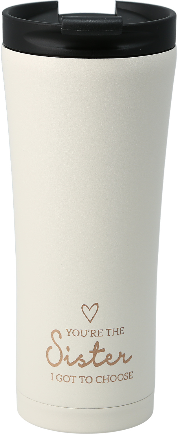 Chosen Sister by Comfort Collection - Chosen Sister - 17 oz Stainless Steel Travel Tumbler