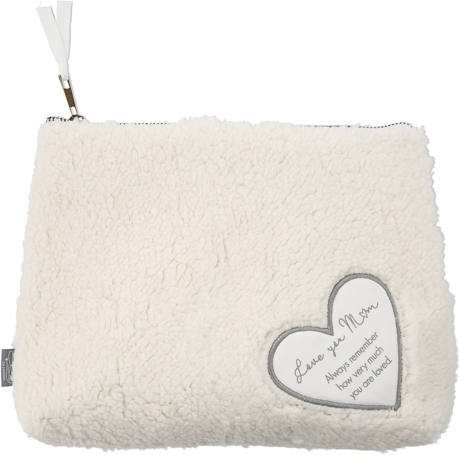 Mom by Comfort Collection - Mom - 10" x 8" Sherpa Cosmetic Bag