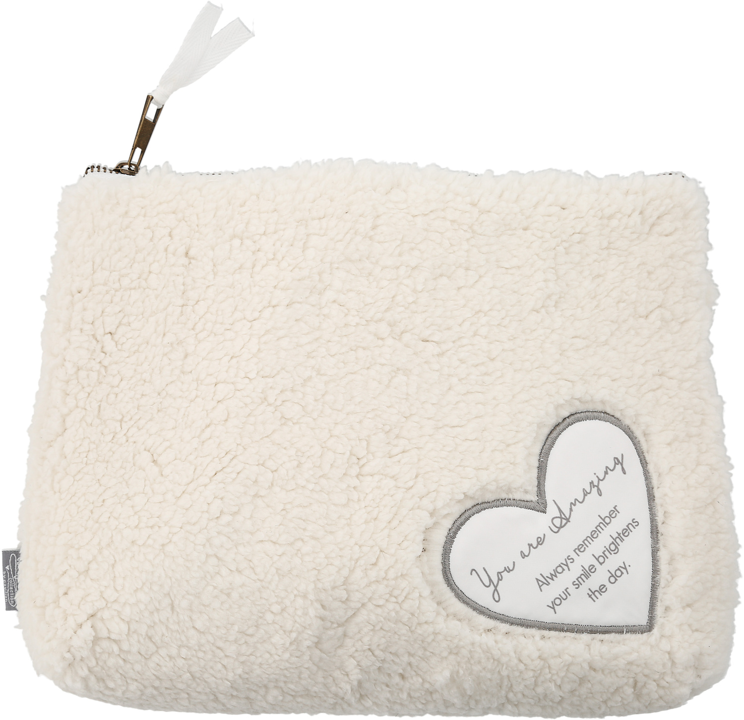 Amazing by Comfort Collection - Amazing - 10" x 8" Sherpa Cosmetic Bag