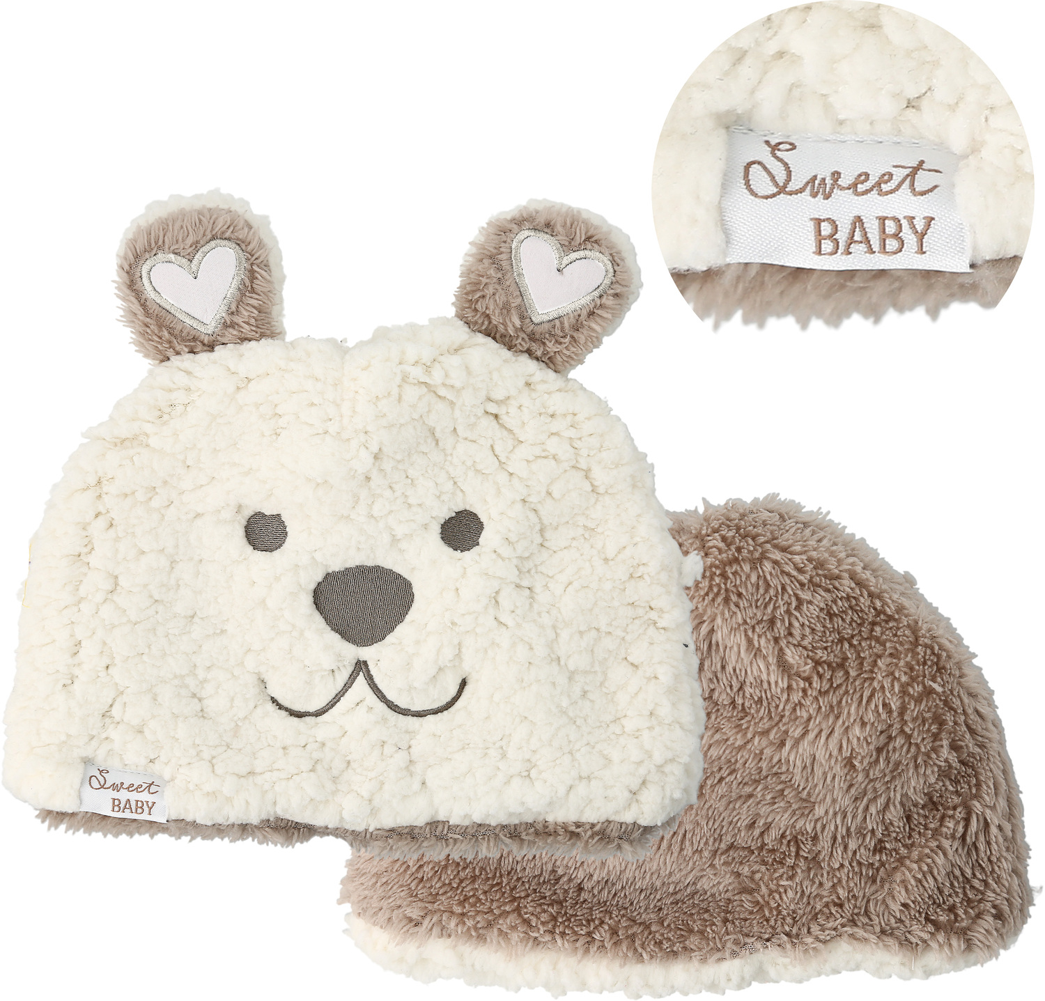 Sweet Baby by Comfort Collection - Sweet Baby - One Size Fits Most, Baby Bear Hat