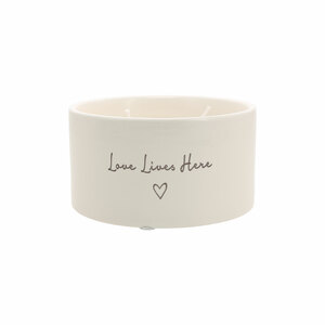 Love Lives Here by Comfort Collection - Double Wick 10 oz 100% Soy Wax Candle
Scent: Tranquility
