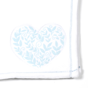 Teal Blue Vines by Comfort Blanket - 50" x 60" Royal Plush Blanket