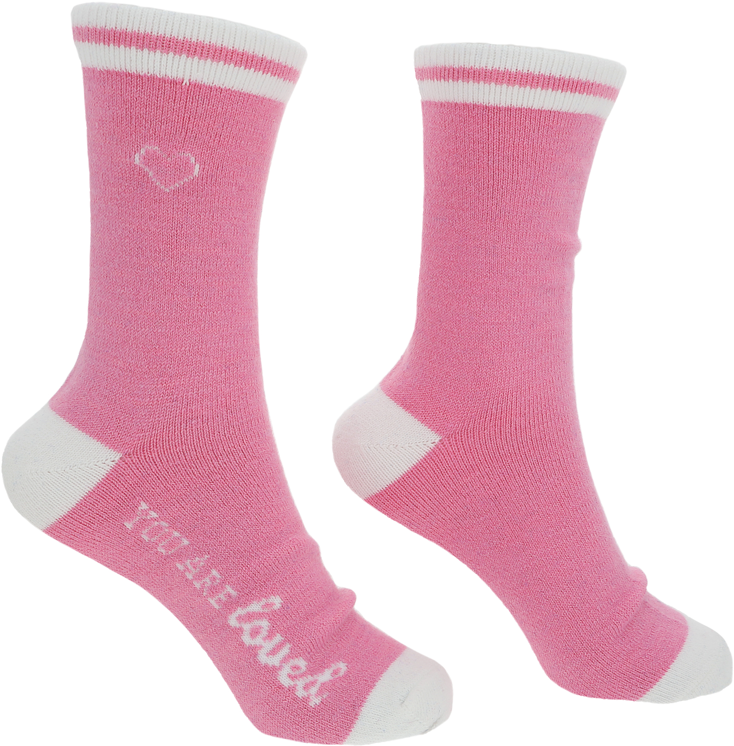 Loved by Comfort Collection - Loved - Ladies Crew Socks