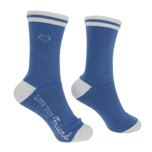 Friend by Comfort Collection - Ladies Crew Socks