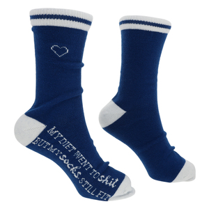 My Diet by Comfort Collection - Ladies Crew Socks