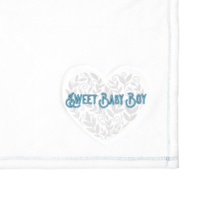 Baby Boy - Vines by Comfort Blanket - 30" x 40" Royal Plush Blanket