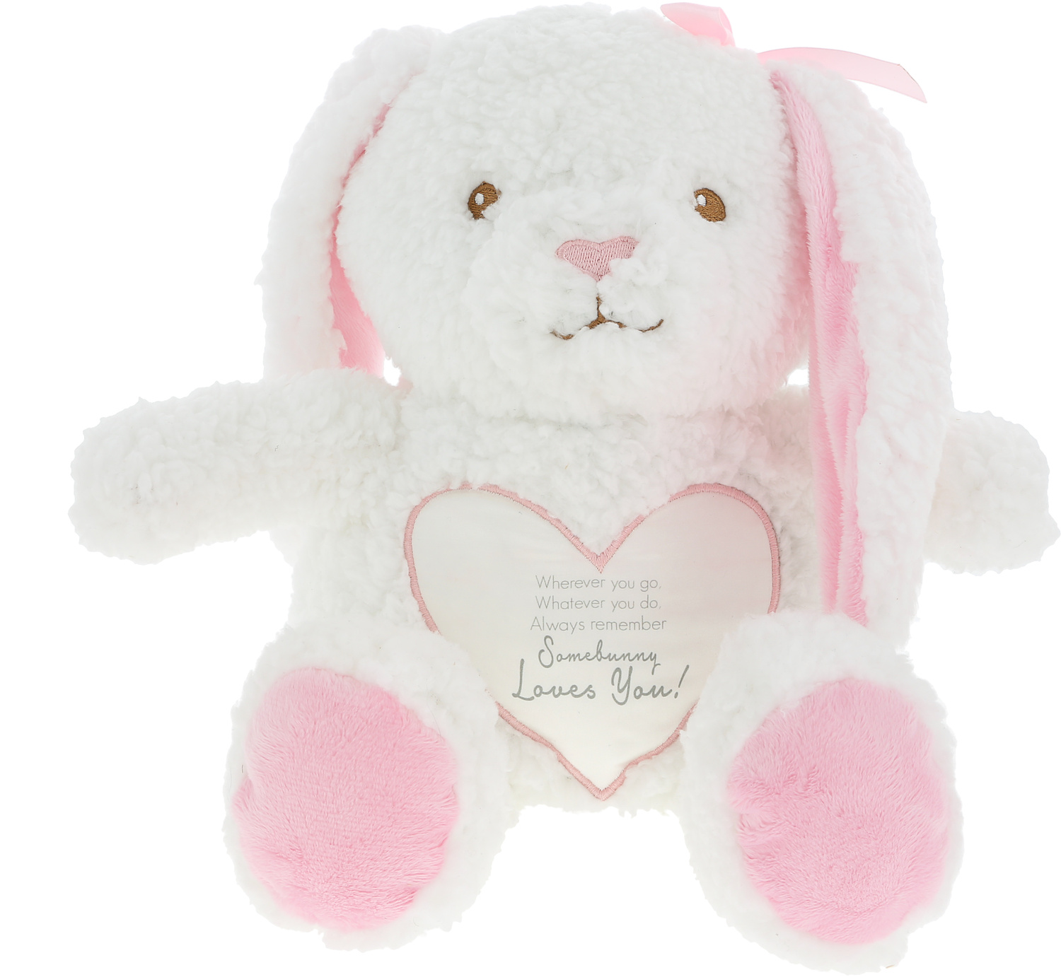 Somebunny Pink Plush by Comfort Collection - Somebunny Pink Plush - 9.5" Plush Bunny