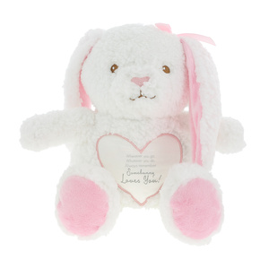 Somebunny Pink Plush by Comfort Collection - 9.5" Plush Bunny