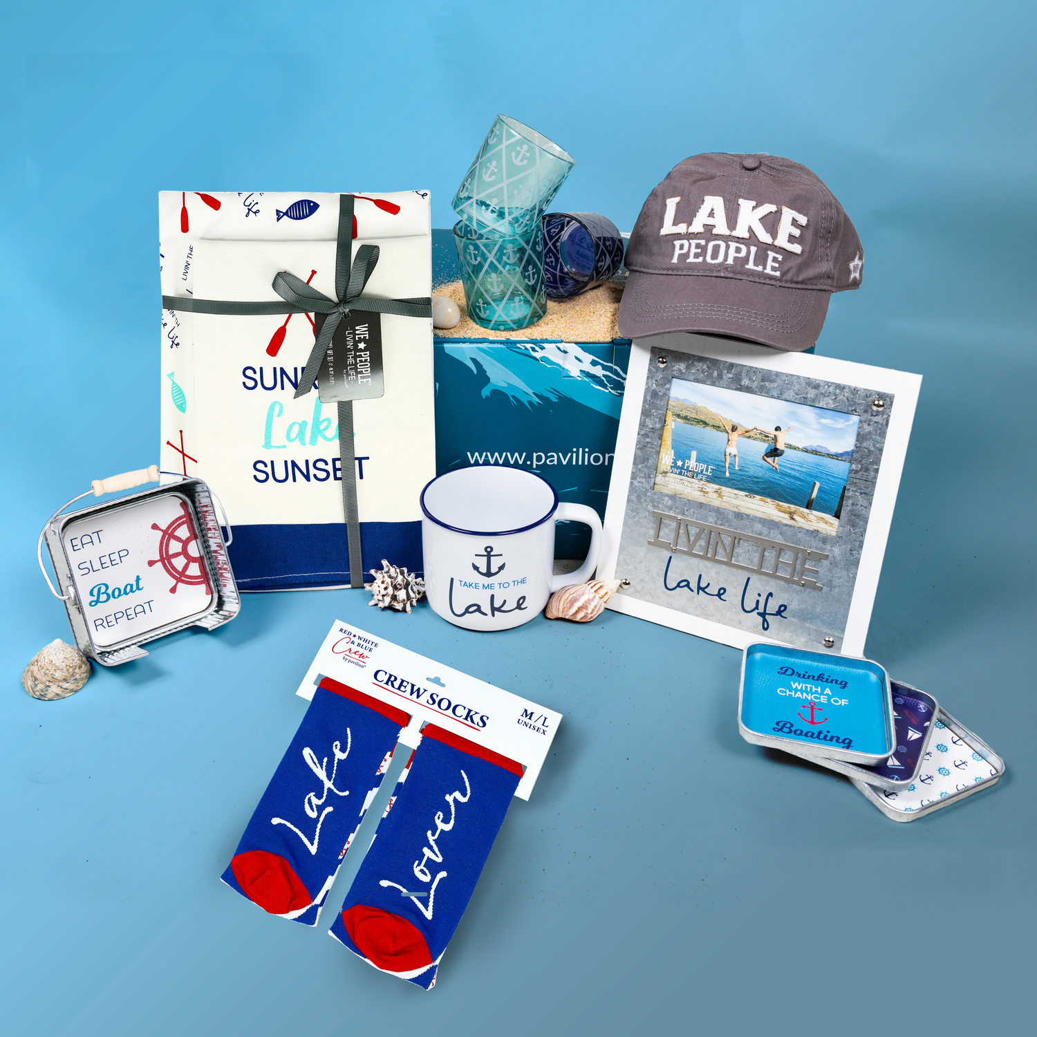 Lake Lover Gift Box by Packaged With Positivity - Lake Lover Gift Box - $129.99 Value