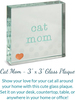 Cat Lover Gift Box by Packaged With Positivity - Plaque