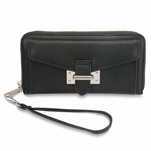 Madison Noir by H2Z Handbags - 7.5" x 1.5" x 4" Wallet