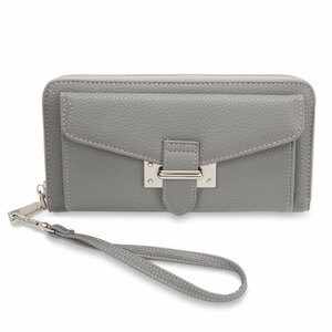 Madison Smokey by H2Z Handbags - 7.5" x 1.5" x 4" Wallet