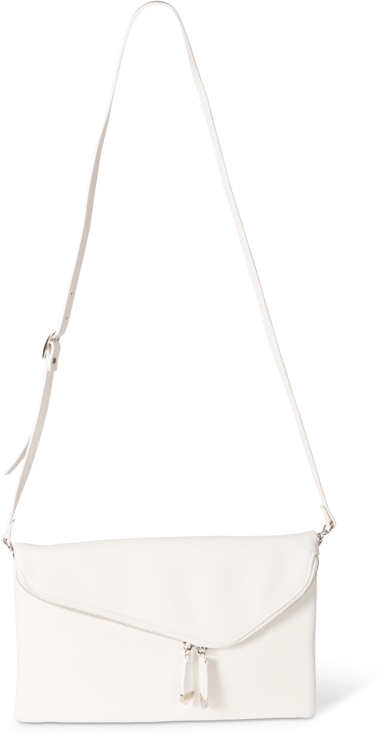 White by H2Z Handbags - White - 12.5" x 1" x8"
Fold Over Clutch