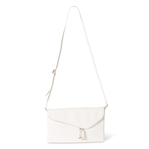 White by H2Z Handbags - 12.5" x 1" x8"
Fold Over Clutch