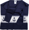 Navy Anchors by H2Z Scarves - 