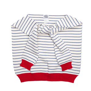 Starboard Stripes by H2Z Scarves - 17" x 41" Faux Sweater Scarf