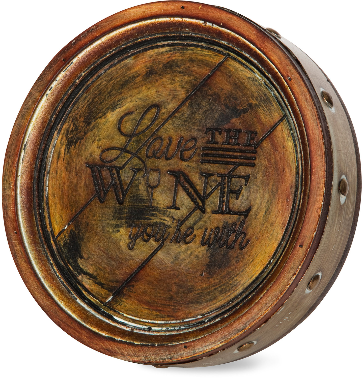 Love the Wine You're With by Wine All The Time - Love the Wine You're With - 8" Plaque