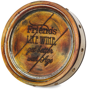 Friends by Wine All The Time - 8" Plaque
