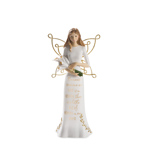 Heaven by Butterfly Whispers - 7.5" Angel Holding Calla Lilies