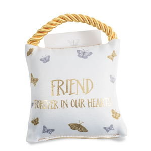 Friend by Butterfly Whispers - 4.5" Memorial Pocket Pillow