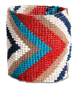 Parade by Tribal Chic Collection - 2.5" Beaded Stretch Bracelet