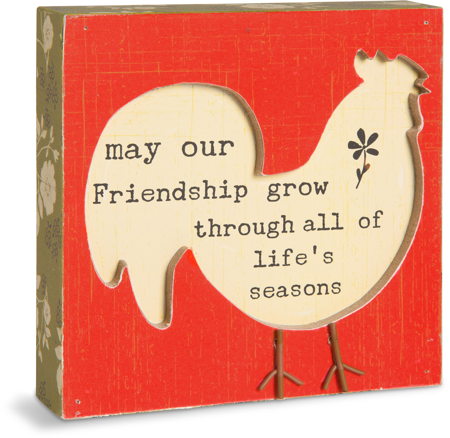 Friendship by Live Simply by Amylee - Friendship - 4.5" x 4.5" Plaque