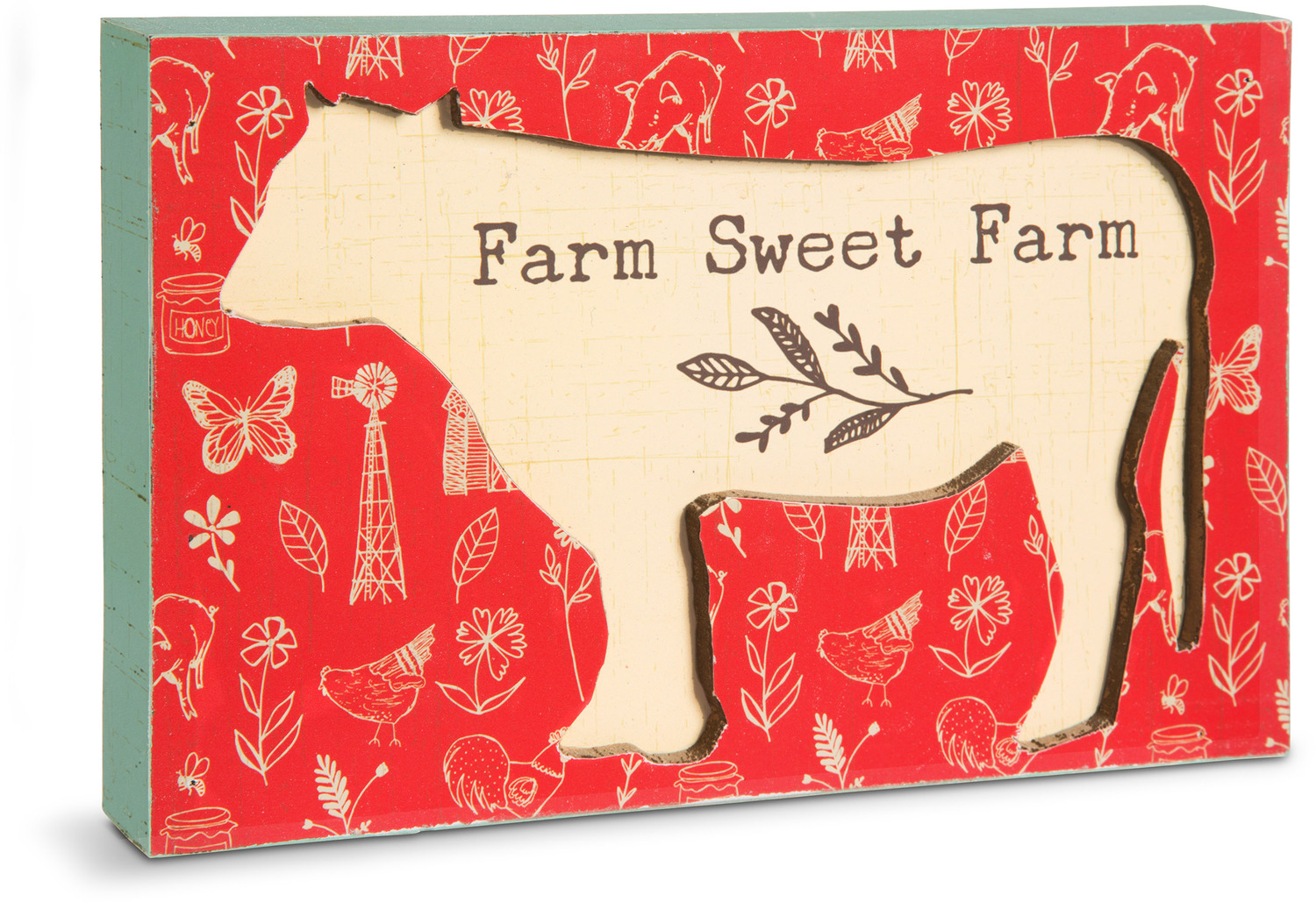 Farm Sweet Farm by Live Simply by Amylee - Farm Sweet Farm - 7" x 4.5" Plaque