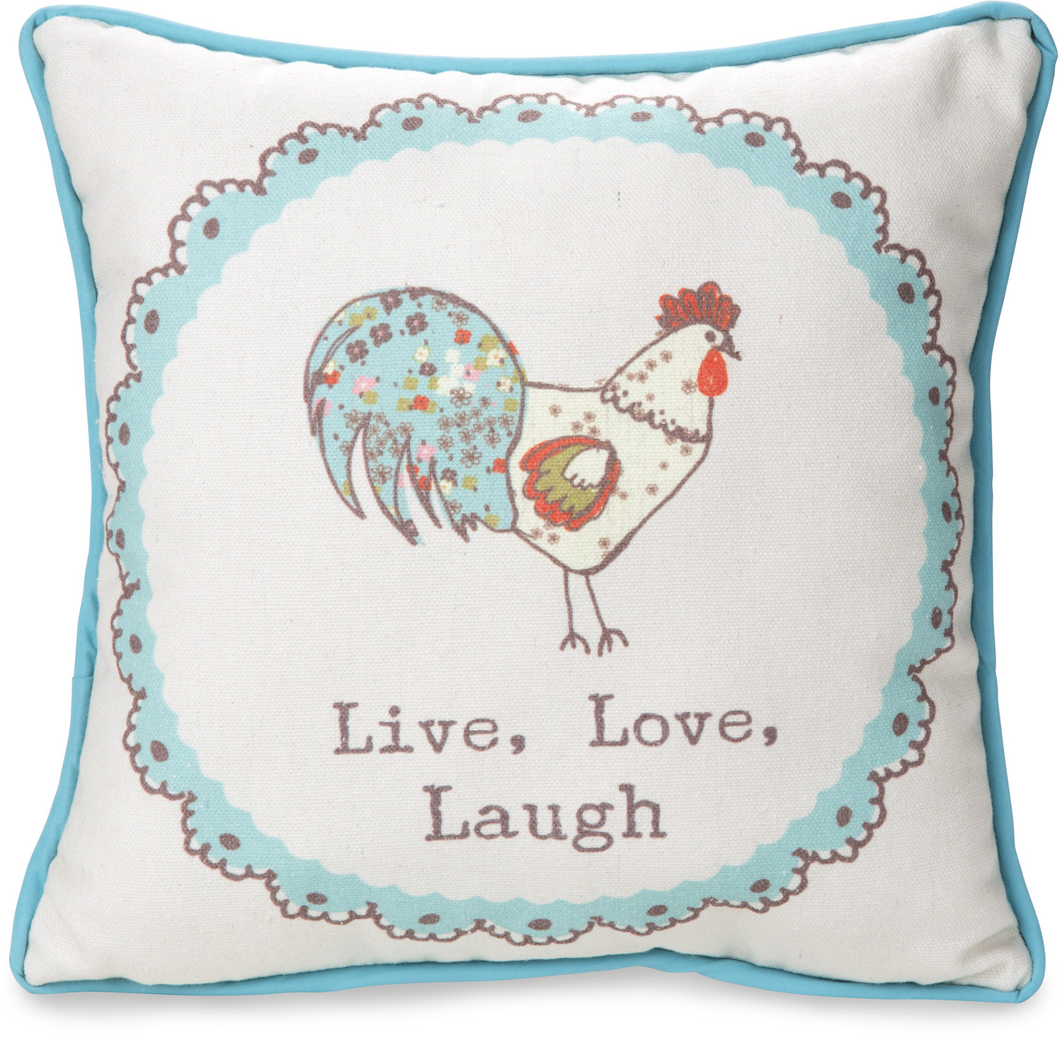 Live, Love, Laugh by Live Simply by Amylee - Live, Love, Laugh - 12" x 12" Canvas Pillow