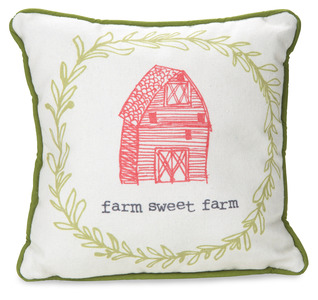 Farm Sweet Farm by Live Simply by Amylee - 10" x 10" Canvas Pillow